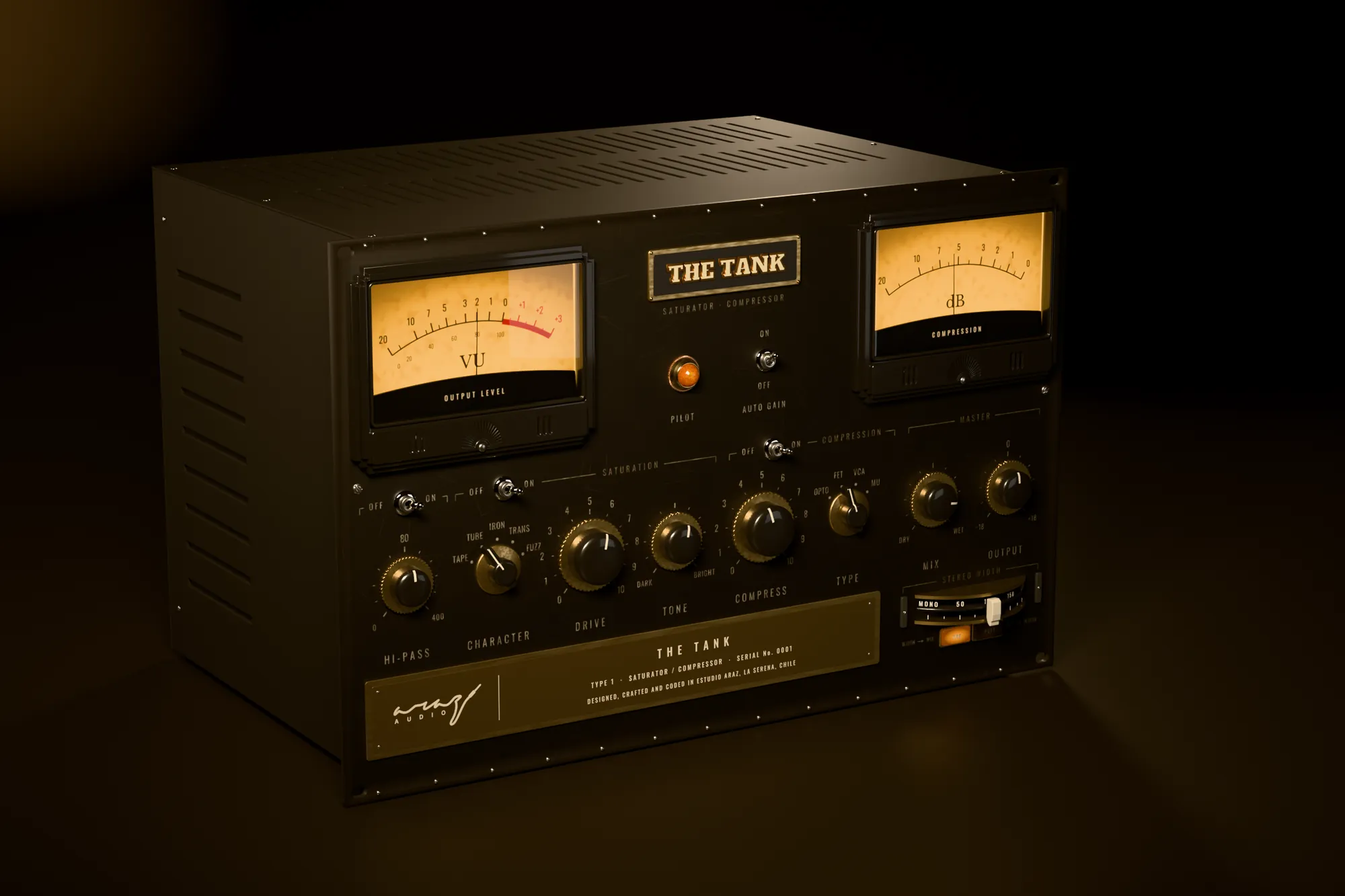 The Tank imagined as a 19-inch rack unit